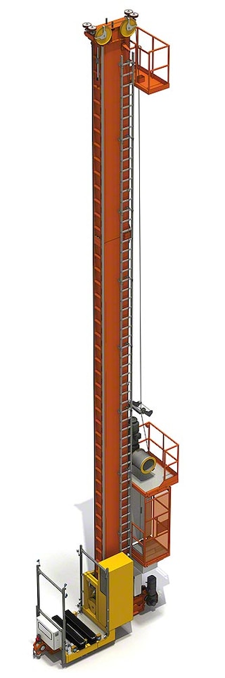 Stacker cranes for pallets | Automated warehouses for pallets - Mecalux.com