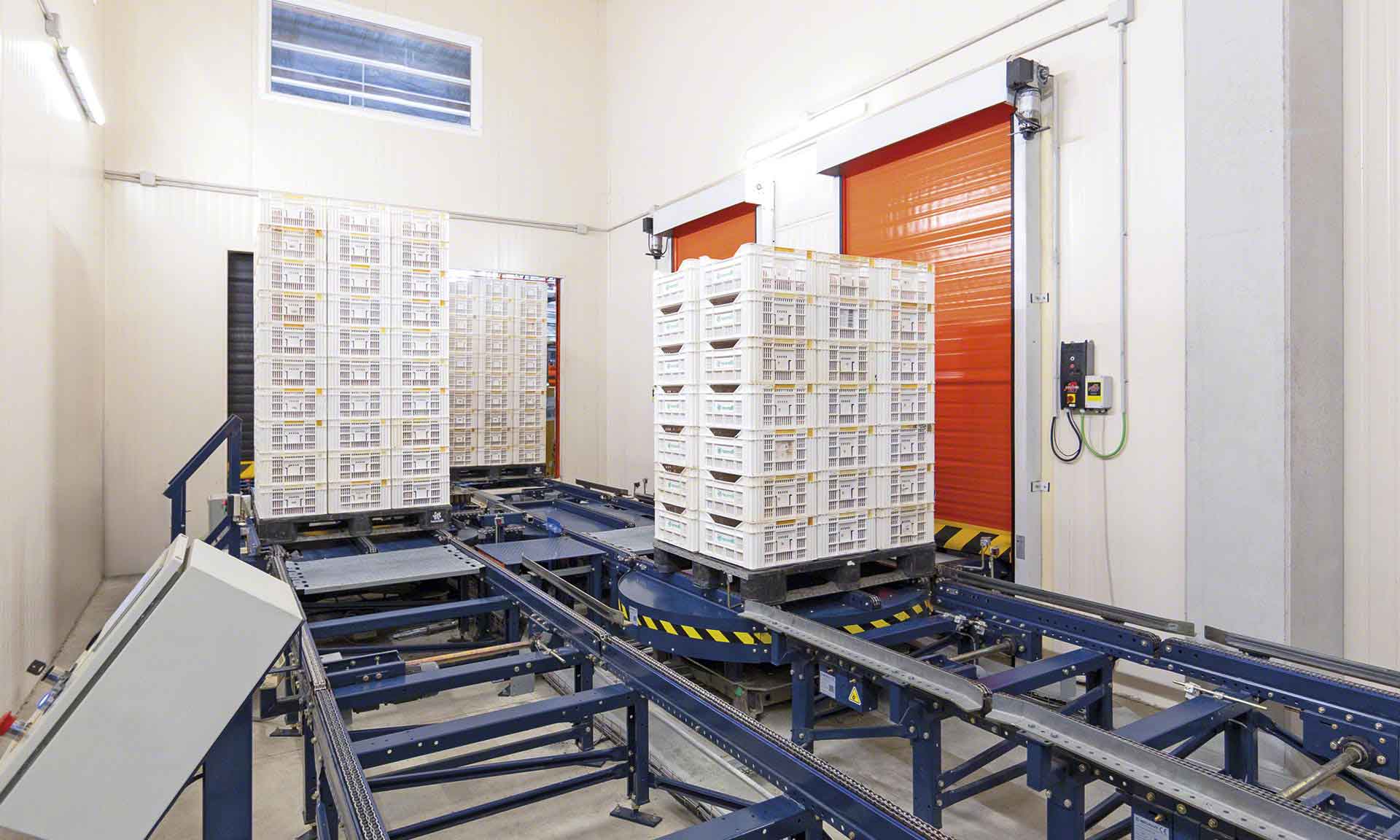 Cold storage warehousing maintains the goods at a controlled temperature to properly preserve them