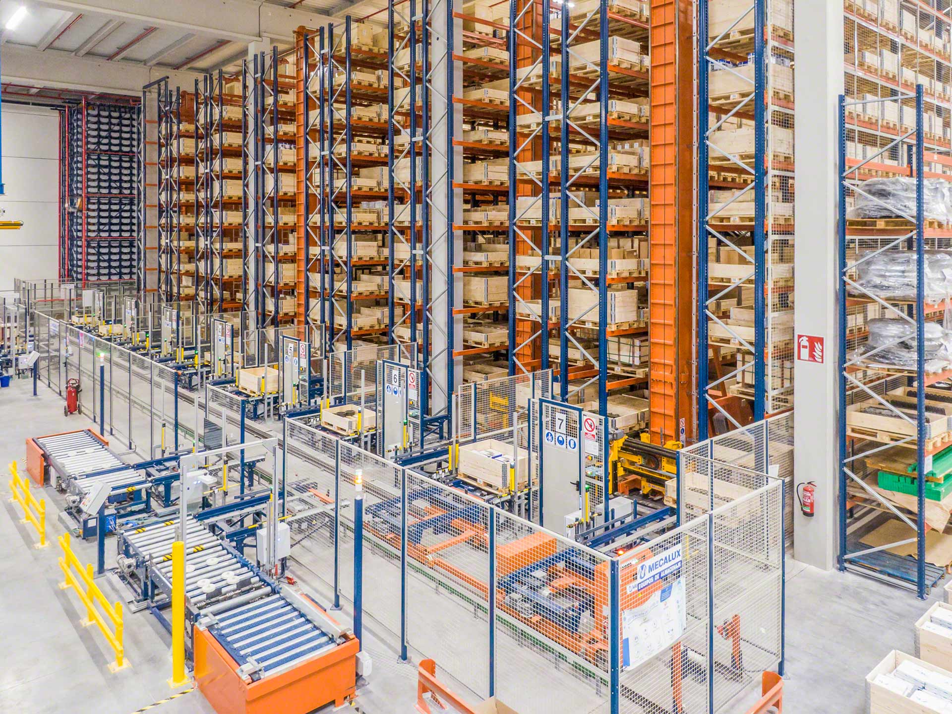 Automated storage and retrieval systems carry out advanced, safe goods management