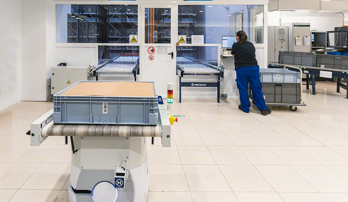 Automated warehouse picking