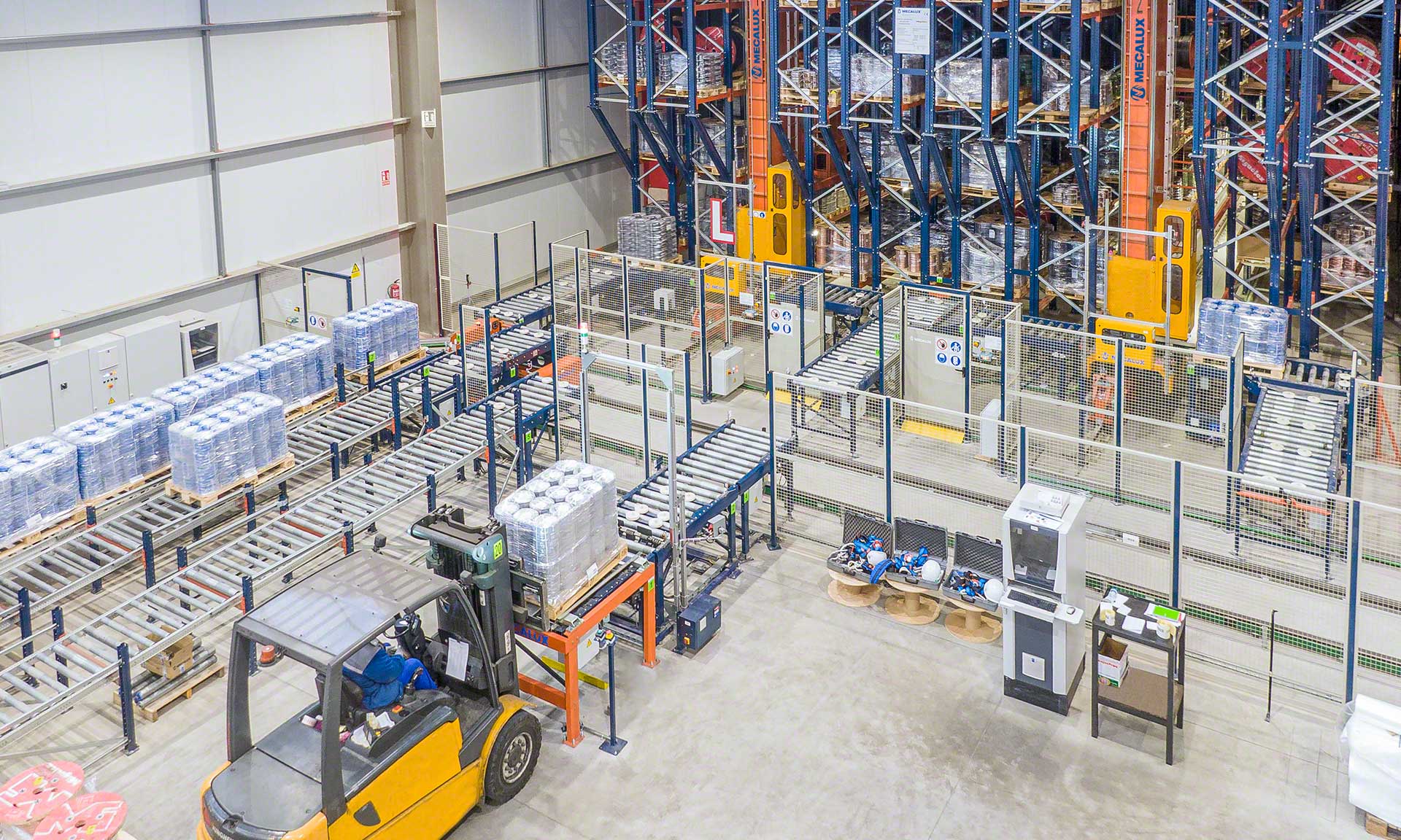 A buffer warehouse streamlines dispatches to be sent to regional logistics facilities