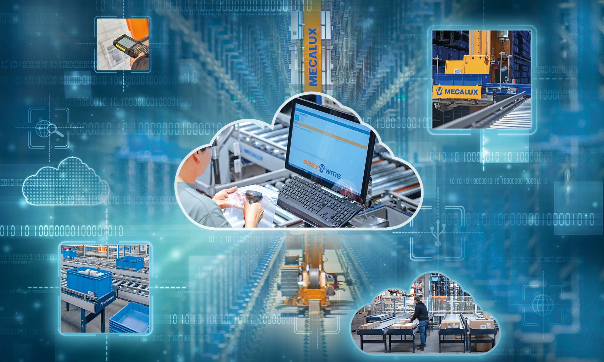 Cloud logistics uses cloud computing technology to optimize warehouse management