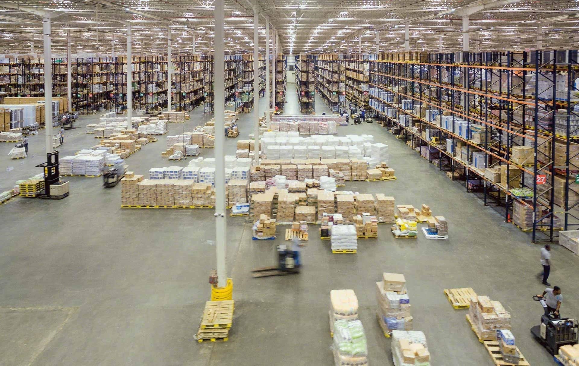 A company performs cross-docking in the warehouse