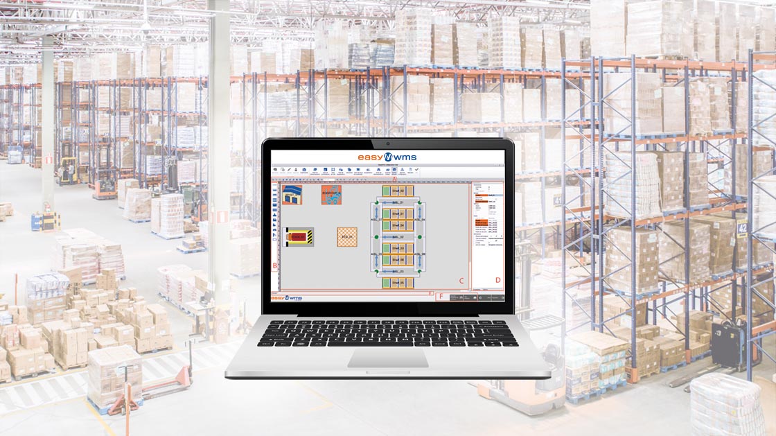 Easy WMS from Mecalux features tools such as Easy Builder and Easy Assistant to implement digital twin technology