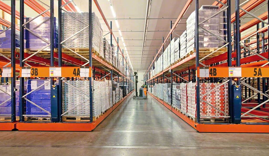 Mobile racking systems are a high-density storage system that offers direct access to each product