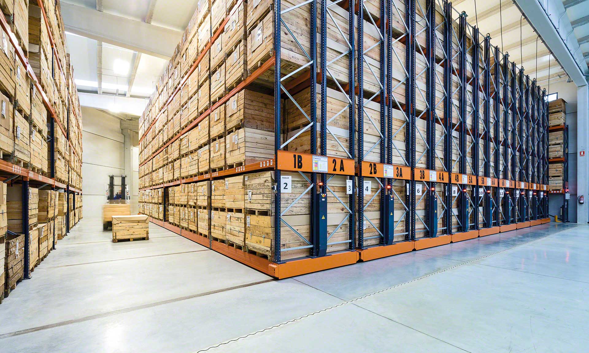 High-density storage expands storage capacity and frees up space in the warehouse