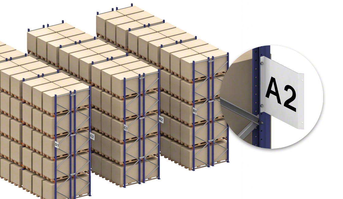 Pallet racking components and parts names