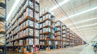 Warehouse pallet racking components and parts names
