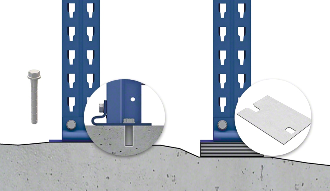 Pallet racking components and parts names - Mecalux.com