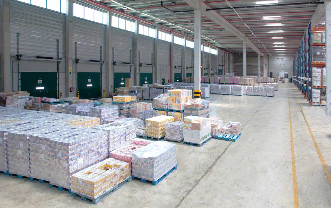 Palletising loads allows for preloads in accumulation areas or temporary buffers