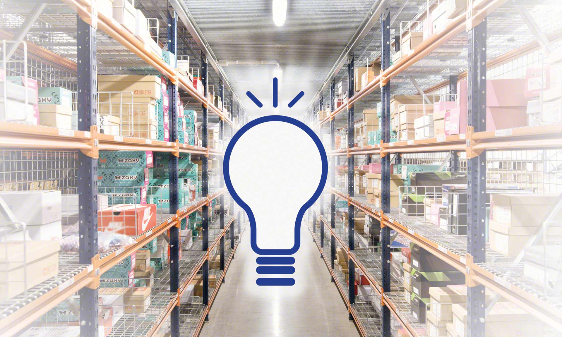 Warehouse lighting facilitates the work of the operators and improves safety