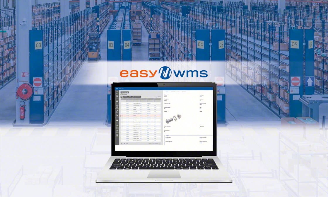 A warehouse management system optimises the implementation of the different types of inventory