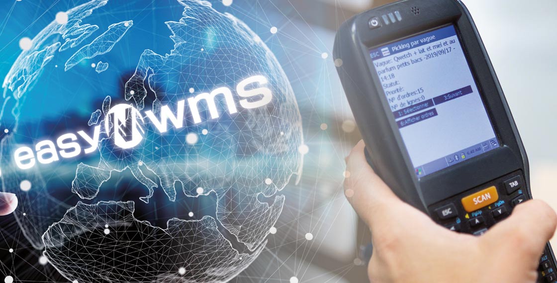 The WMS syncs the stock of all the distribution centres