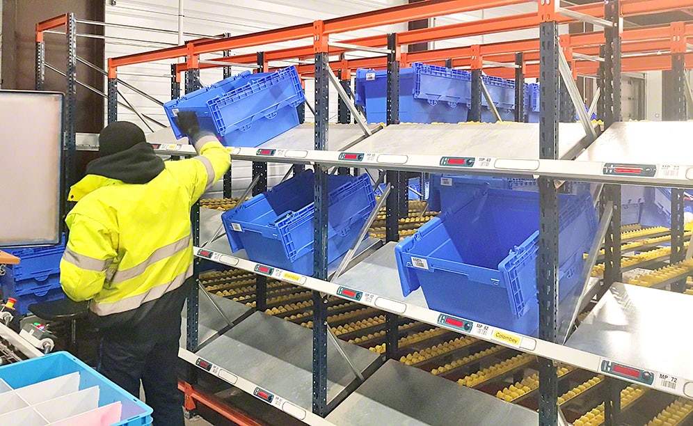 Automated storage of Groupe LORCA's 6,500 SKUs