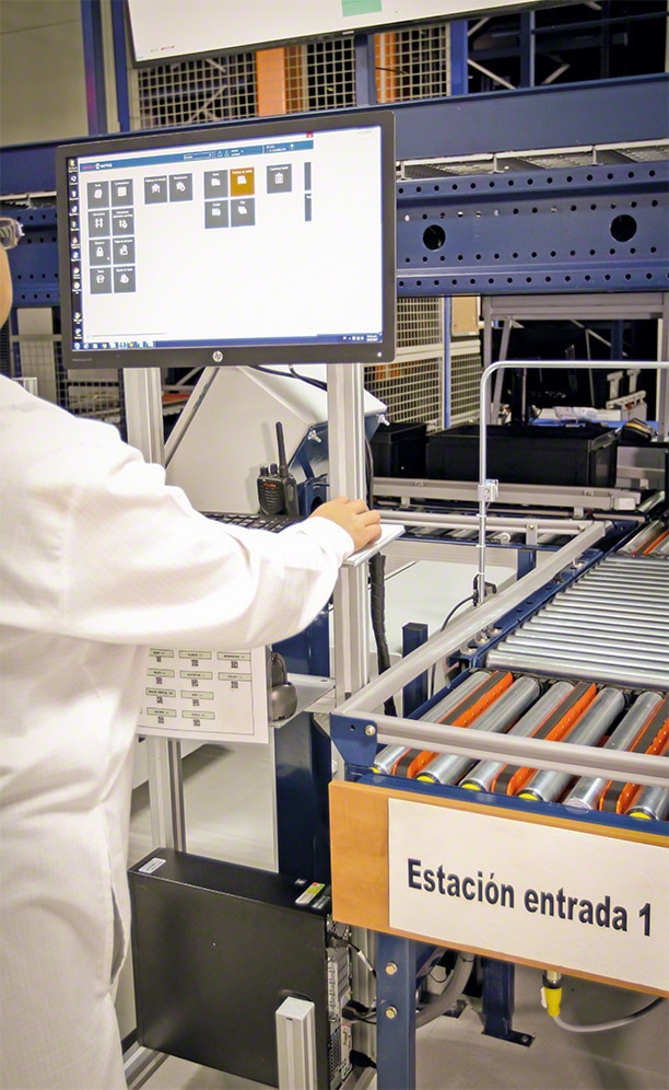 Both the Mecalux Easy WMS warehouse management software and the Galileo control module are capable of organising all the processes and operations carried out in the warehouse