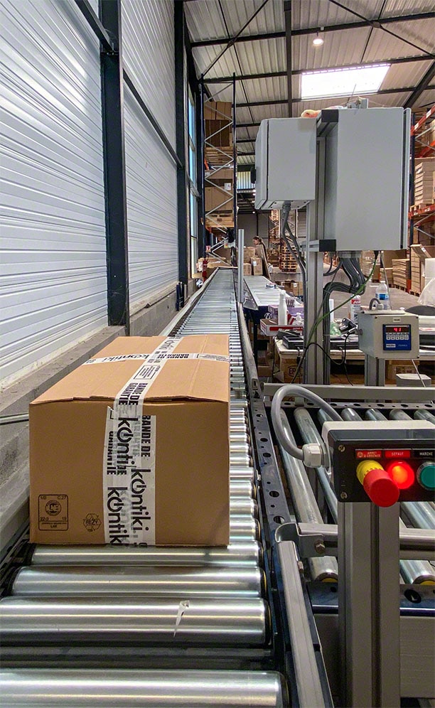 Conveyors streamline the movements of the prepared orders