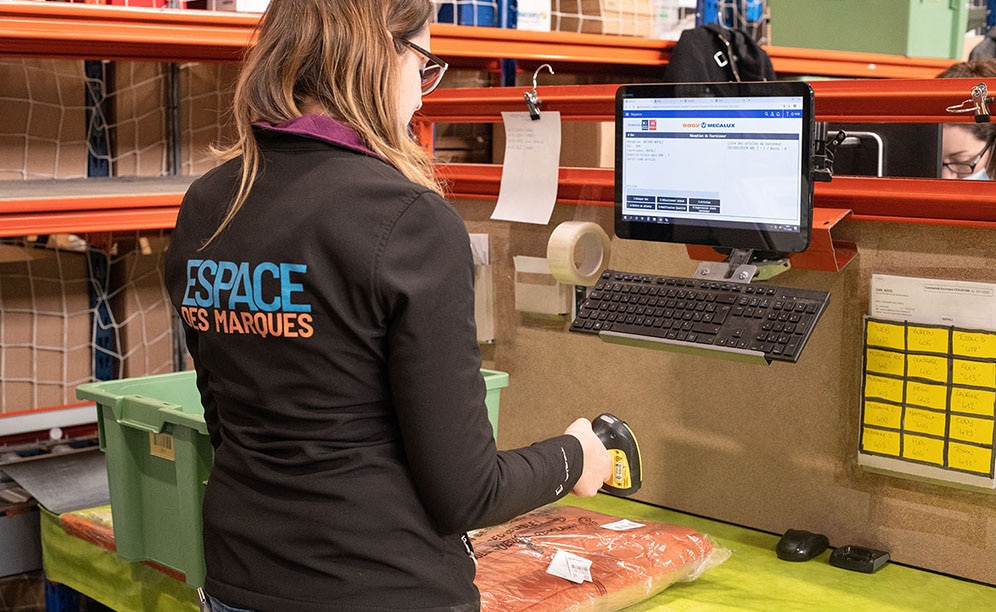 With Easy WMS, Espace des Marques' operations are digitised