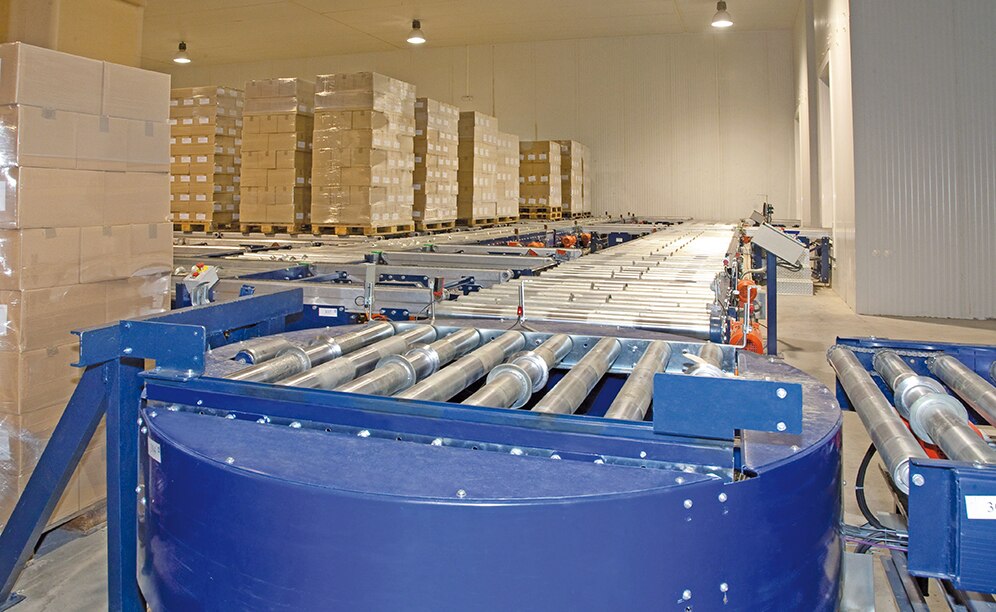 This space can hold 500 pallets ready for shipment