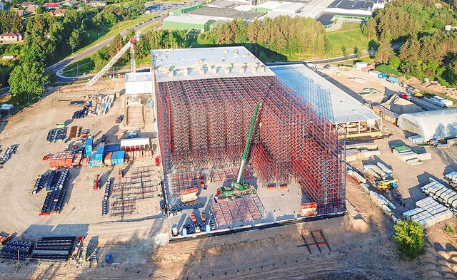 Intersurgical's automated clad-rack warehouse in Lithuania Intersurgical's automated clad-rack warehouse in Lithuania