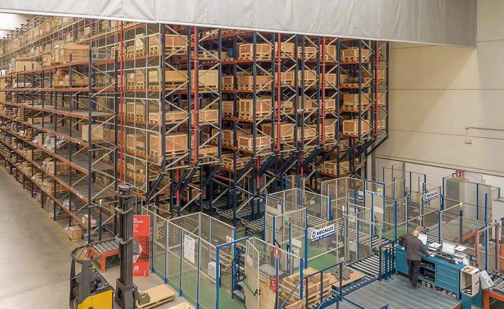 JC Valves' automated value storage in Barcelona