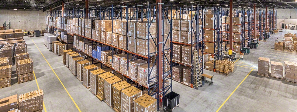 The pallet racks from Mecalux are 8.2 m high