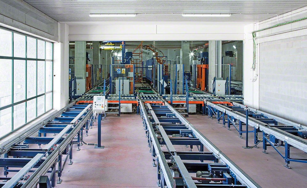 The Nupik plant has two fully automated storage sites