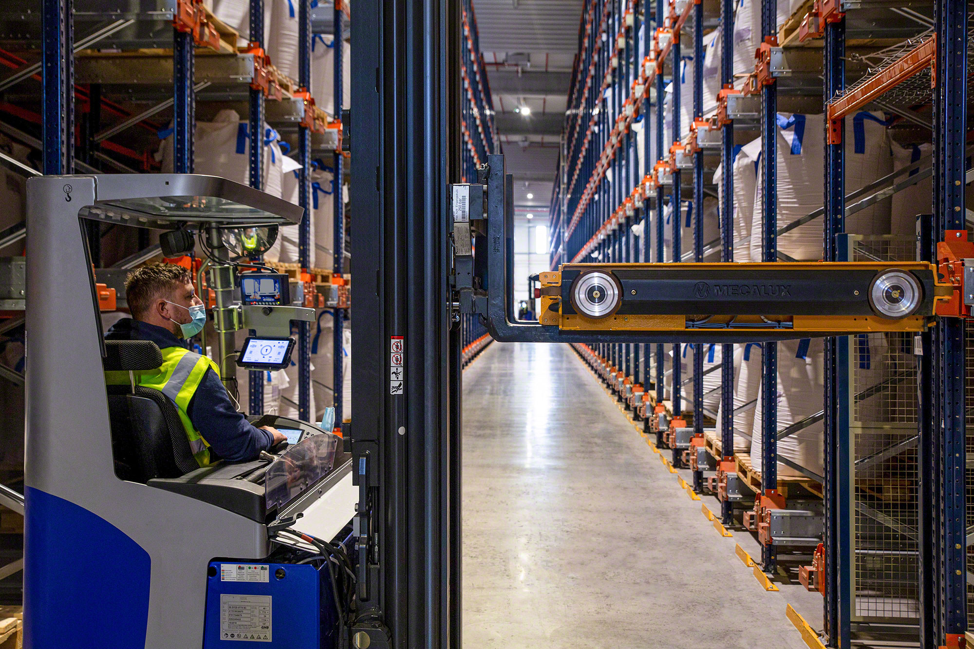 The Pallet Shuttle system optimises Groupe Bert's warehouse space
