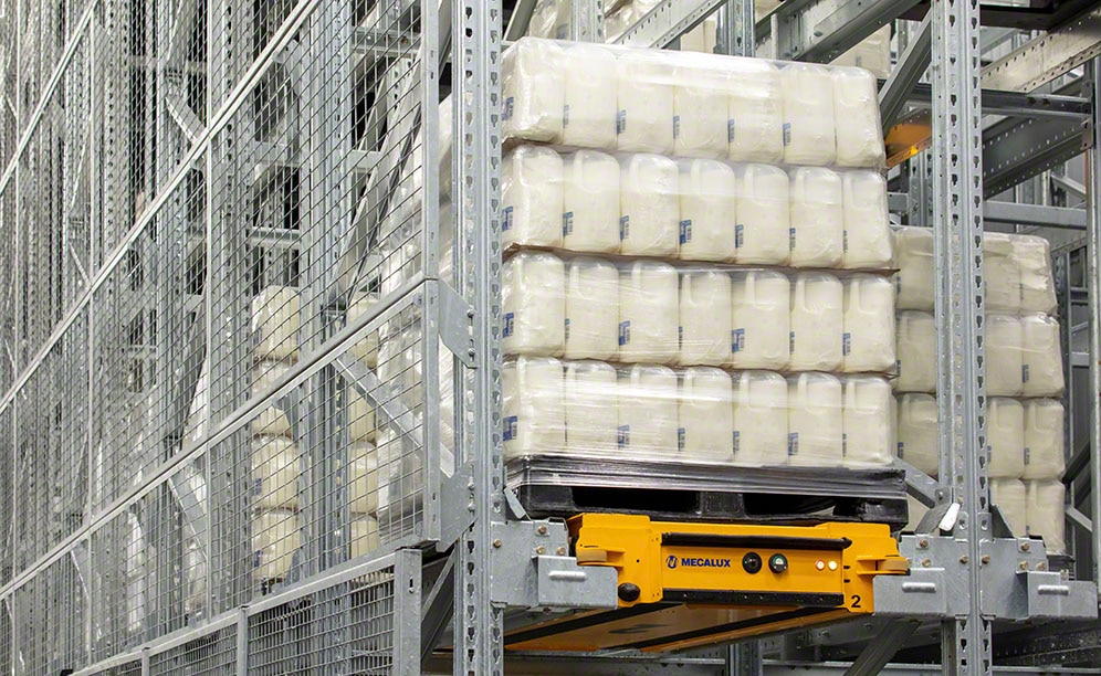 Producers Dairy has revamped its warehouse with the Pallet Shuttle system