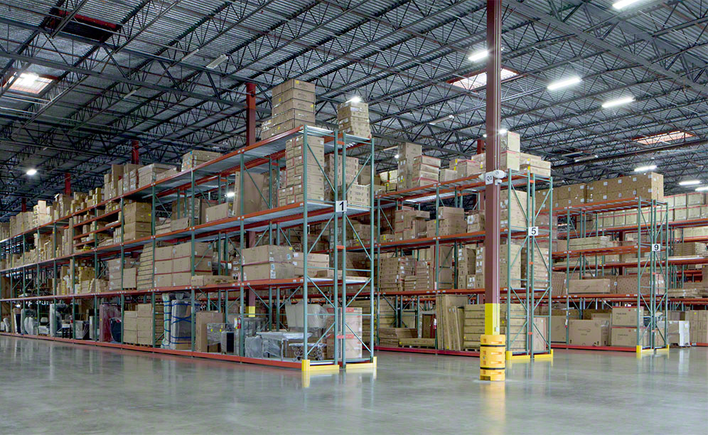 The Narrow Aisle Warehouse Of Rana Furniture Mecalux Com The Narrow Aisle Warehouse Of Rana, Ashley Furniture Distribution Center Salt Lake City