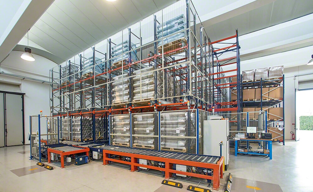 VI-MA’s warehouse for metal container components in Italy