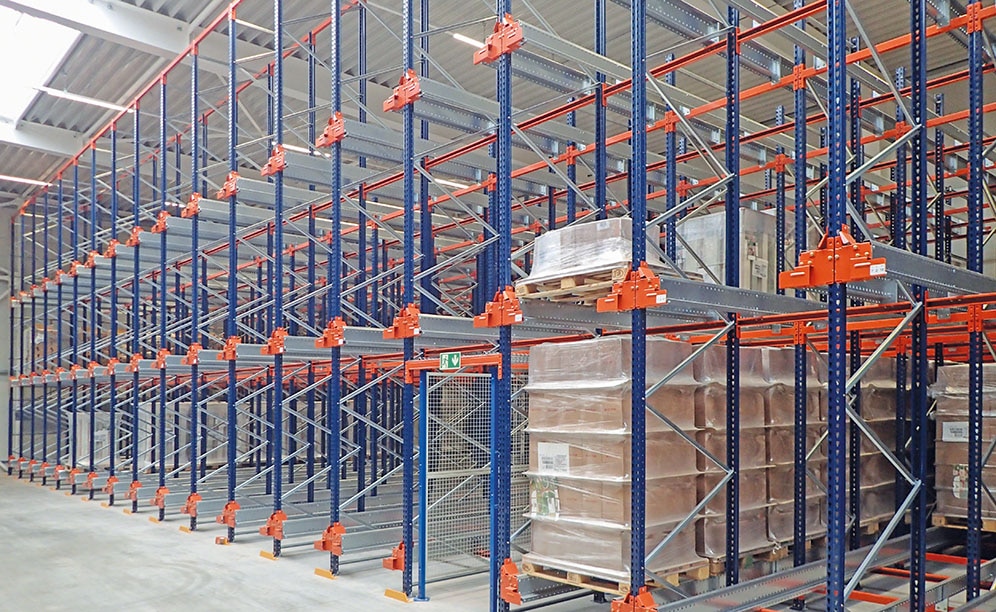 The Weddeling warehouse in Germany with capacity for 4,876 pallets