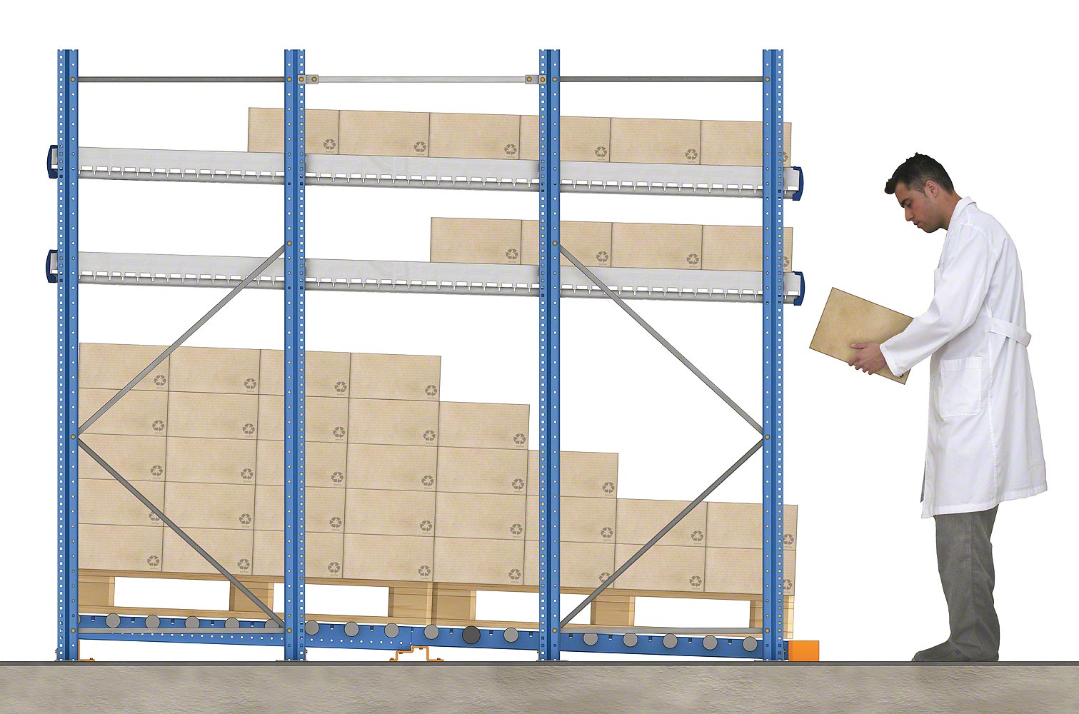 Carton live storage