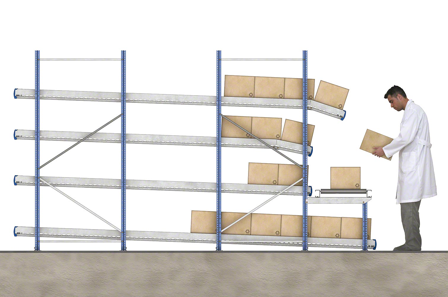 Carton live storage