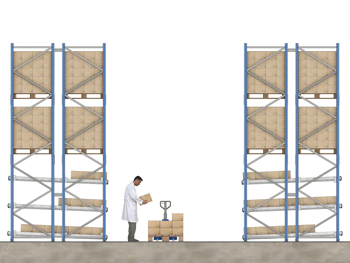 Carton live storage