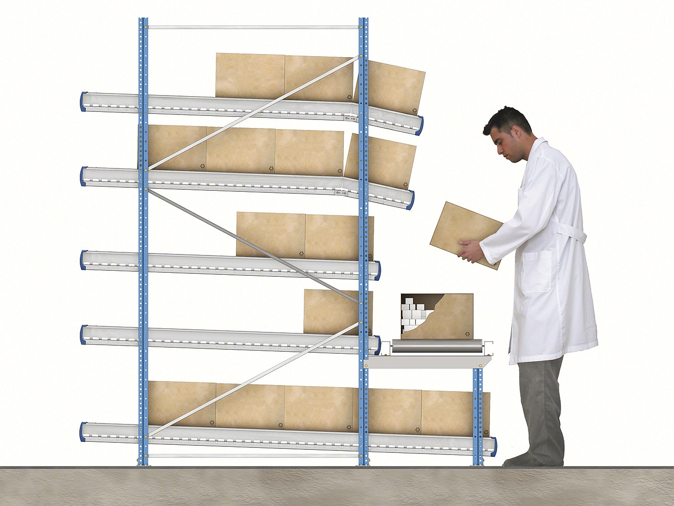 Carton live storage