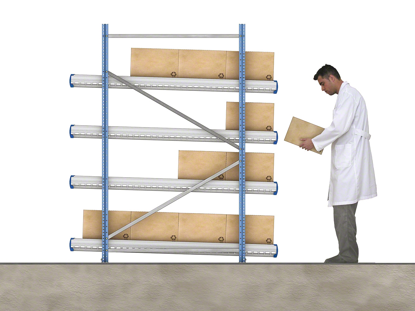 Carton live storage