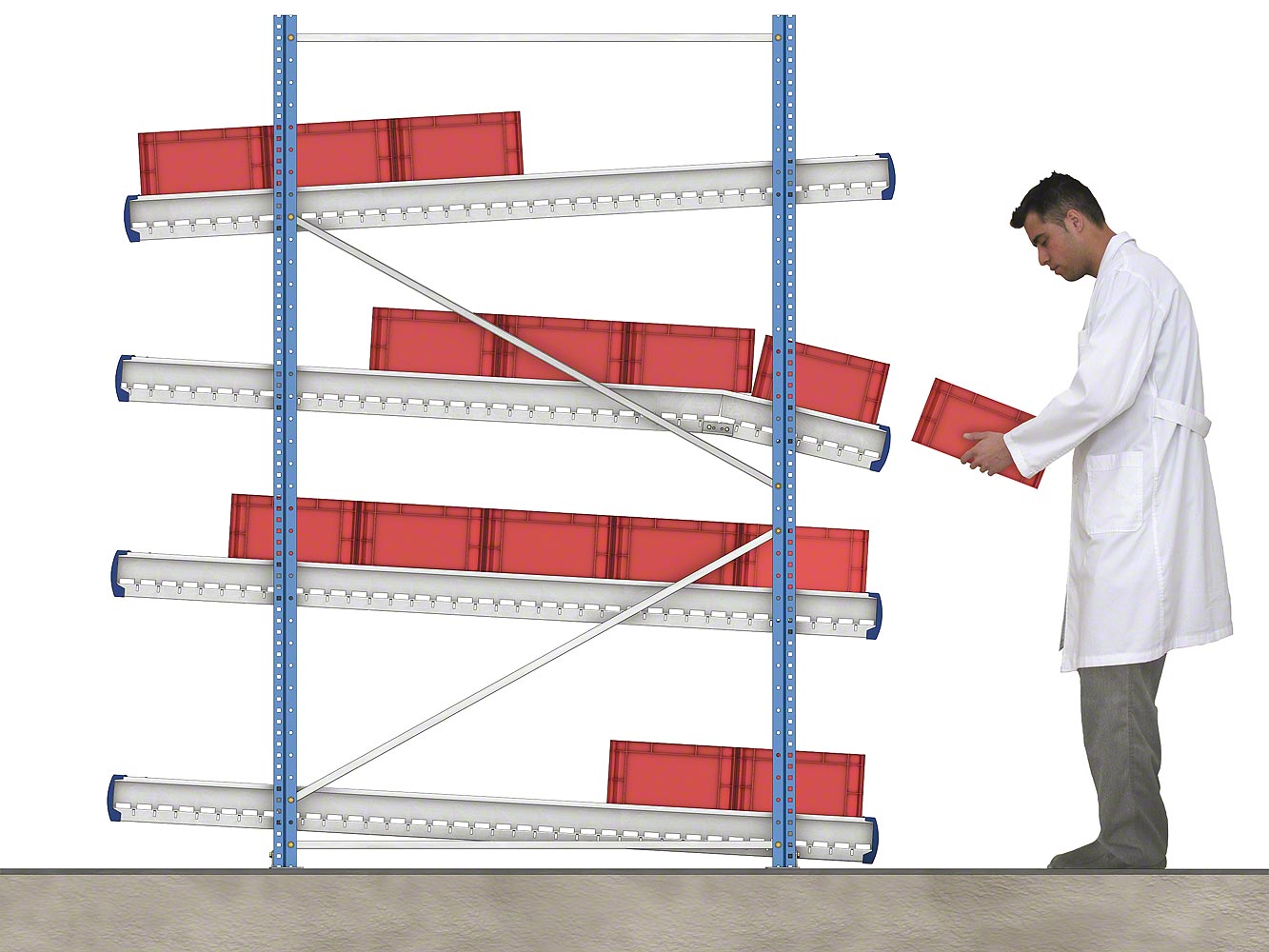 Carton live storage