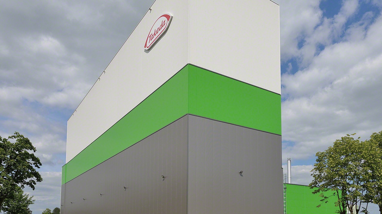 Case study Clad-rack warehouses: Takeda