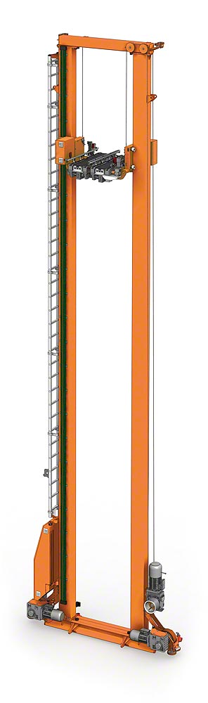 Stacker cranes for boxes
