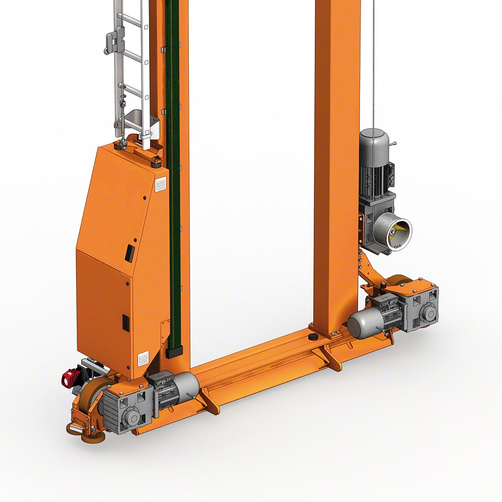 Stacker cranes for boxes