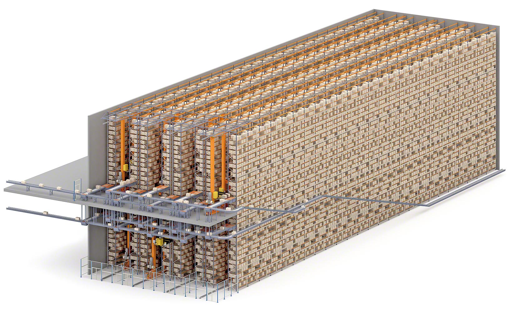 Stacker cranes for boxes