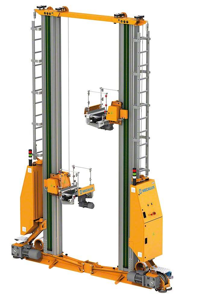 Stacker cranes for boxes