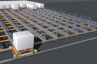 Compact storage systems and automated warehouses