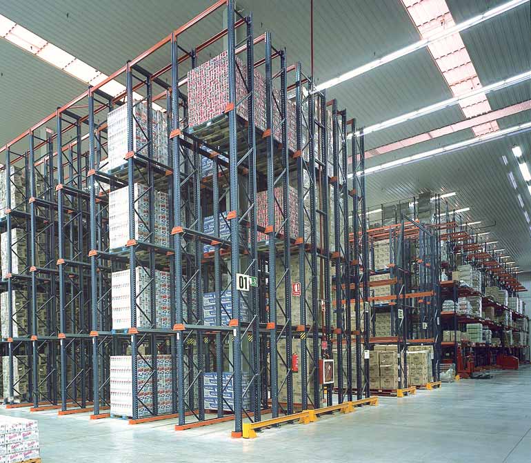 Warehouse of a distribution company.