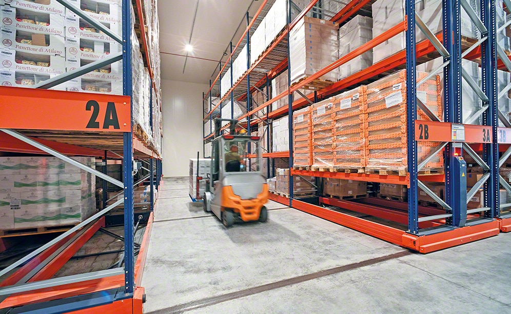Genta's Movirack mobile racking is a compact system that offers direct access Genta's Movirack mobile racking is a compact system that offers direct access