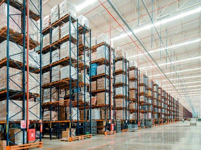 New pallet rack warehouse for Armazém Mateus