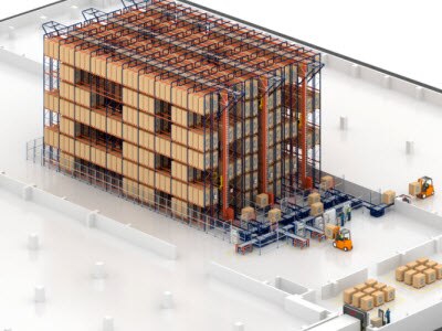 A new automated warehouse for Desobry's biscuits and chocolate bars