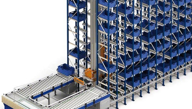 The utomated warehouse for boxes of Project - Mecalux.com