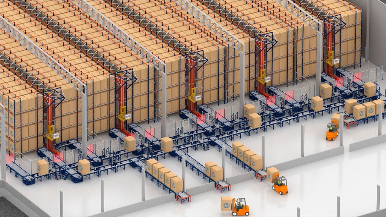 Video automated systems at British Sugar's new warehouse