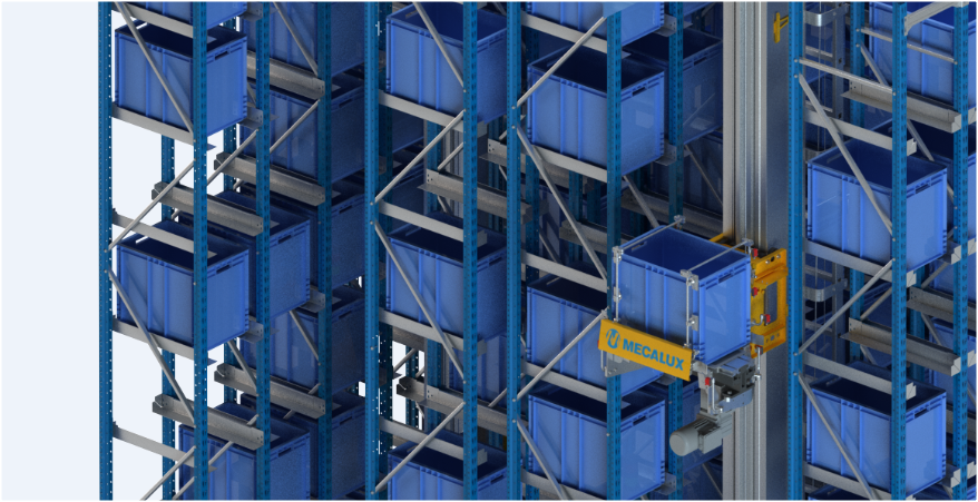 The playthings of Clics Toys will be stored in an automated warehouse for boxes